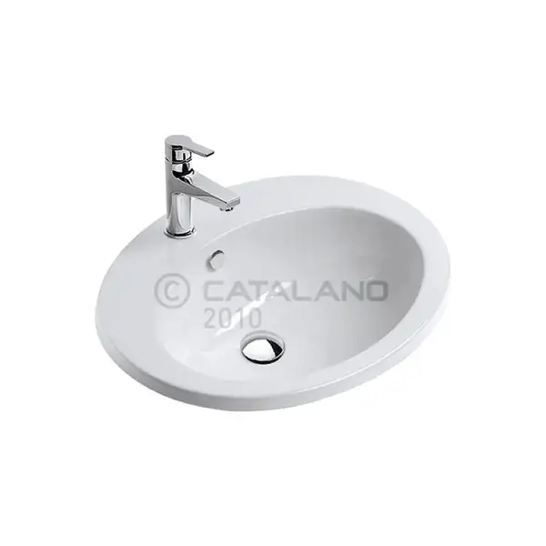 CATALANO Раковина встраиваемая (в столешницу) сверху Сatalano Zero 57 x 47 см (1INZE00) фото 1 Aquada.com.ua
