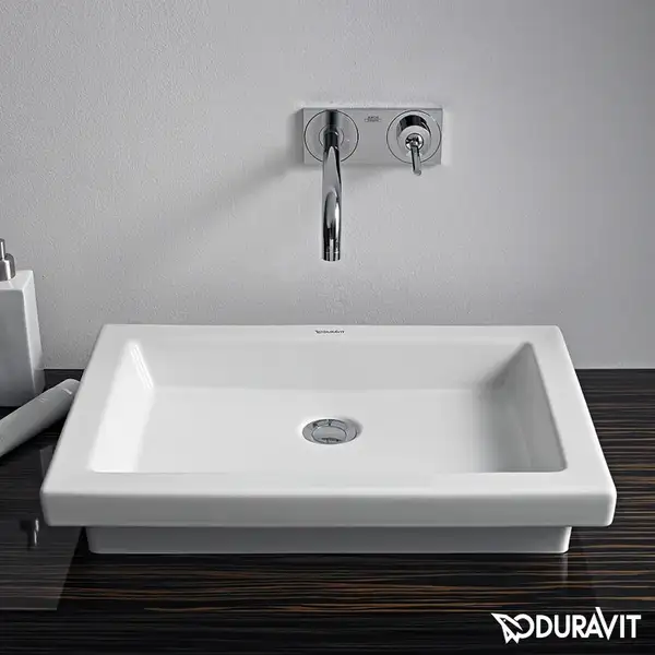 Раковина накладная на столешницу Duravit 2nd floor 58х41,5 см (0317580000) фото 2 Aquada.com.ua