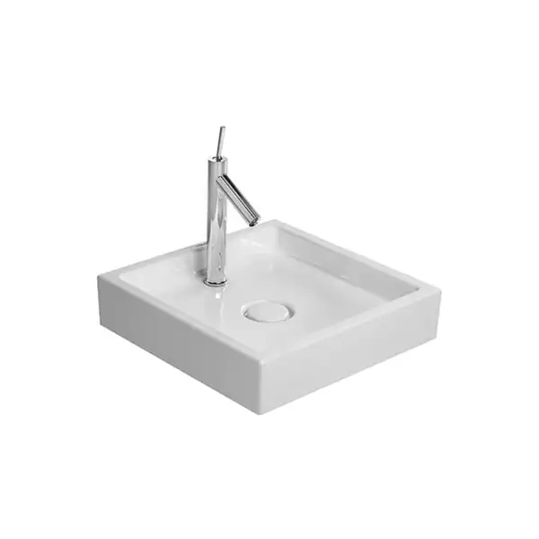 Раковина Duravit Starck 1 47х47 см (шлифованный вариант) (0387470027) фото 1 Aquada.com.ua