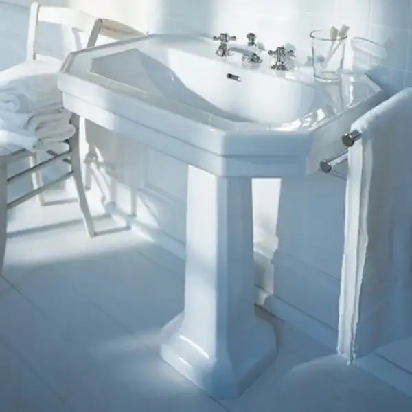 Подвесной умывальник Duravit 1930, 600х410 цвет белый (0438600000) фото 2 Aquada.com.ua