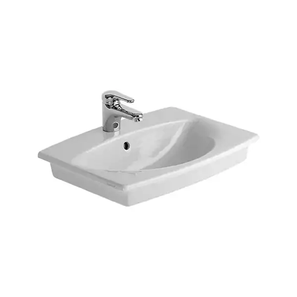 Встраиваемый умывальник Duravit Caro 560х445 мм. (0461570000) фото 1 Aquada.com.ua