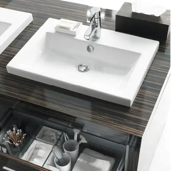 Раковина накладная на столешницу Duravit 2nd floor 80х50 см (0491800030) фото 2 Aquada.com.ua