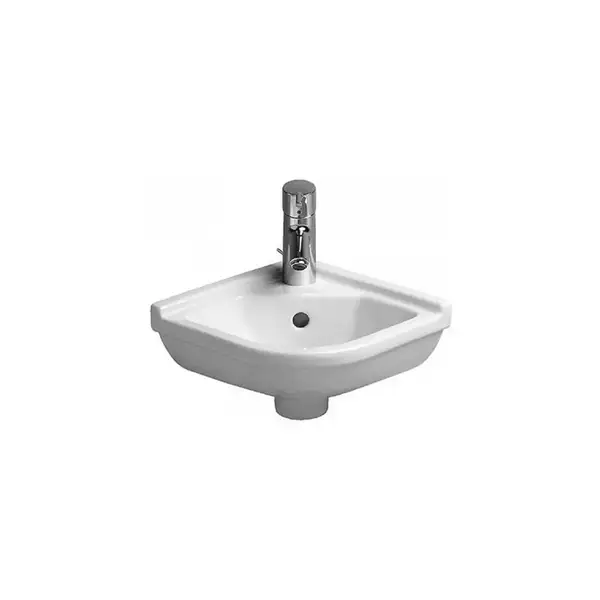 Раковина угловая Duravit Starck 3 43х38 см (0752440000) фото 1 Aquada.com.ua