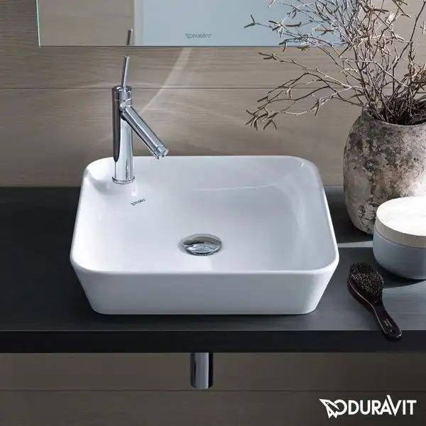 Раковина накладная на столешницу Duravit Starck 1 46х46 см (2322460000) фото 2 Aquada.com.ua