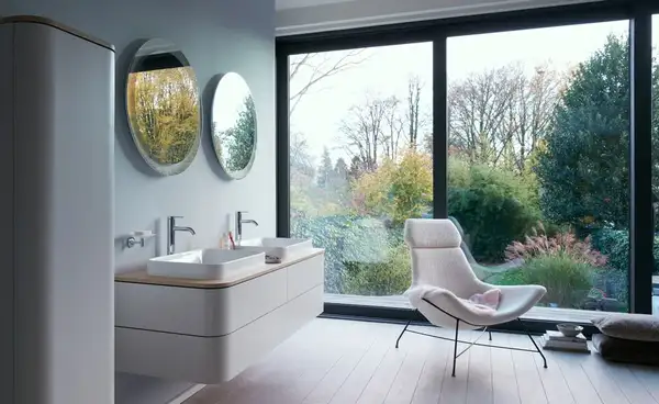 Раковина накладная на столешницу Duravit Happy D.2 Plus 40 х 40 см, белый глянцевый (2359400000) фото 2 Aquada.com.ua