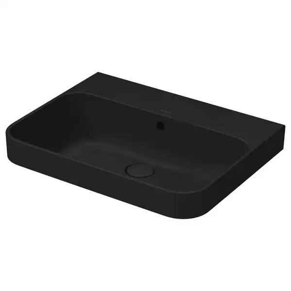Раковина накладная на столешницу Duravit Happy D.2 Plus 60 х 46 см, антрацит матовый (2360601360) фото 1 Aquada.com.ua