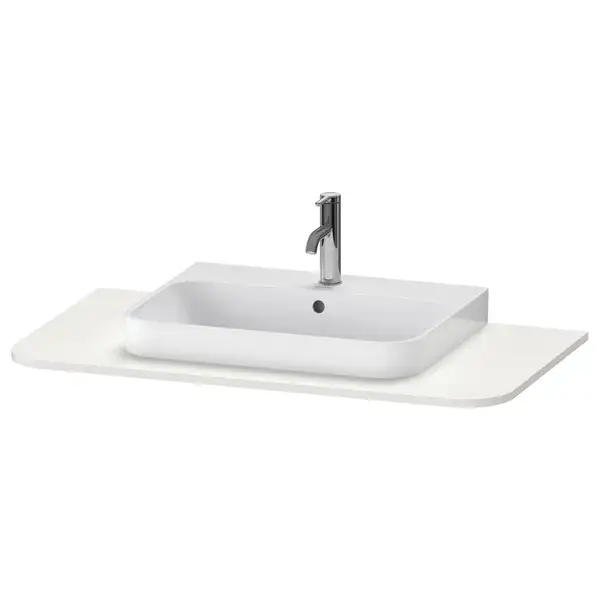 Консоль с 1 одним вырезом Duravit Happy D.2 Plus 100 х 55 см, скавдинавский белый шелковисто-матовый лак (HP031E03939) фото 1 Aquada.com.ua