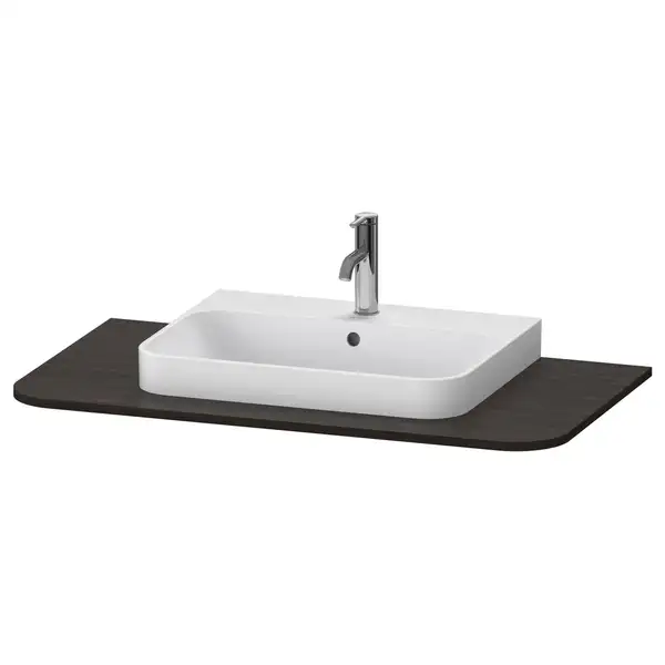 Консоль с 1 одним вырезом Duravit Happy D.2 Plus 100 х 55 см, орех брашированный (HP031E06969) фото 1 Aquada.com.ua