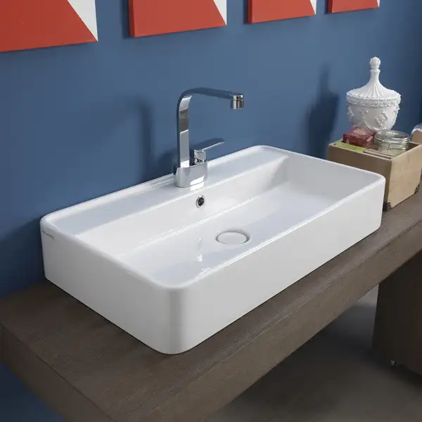 Раковина накладная на столешницу Flaminia Miniwash 60 x 42 x h13 см (MW60PR) фото 1 Aquada.com.ua