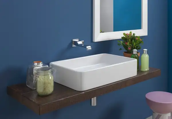 Раковина накладная на столешницу Flaminia Miniwash 75 х 40 х h13 см (MWL75) фото 2 Aquada.com.ua