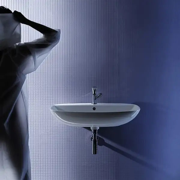 Раковина подвесная Flaminia Nuda Slim 75 х 43 х h14,5 см (ND75PR) фото 2 Aquada.com.ua