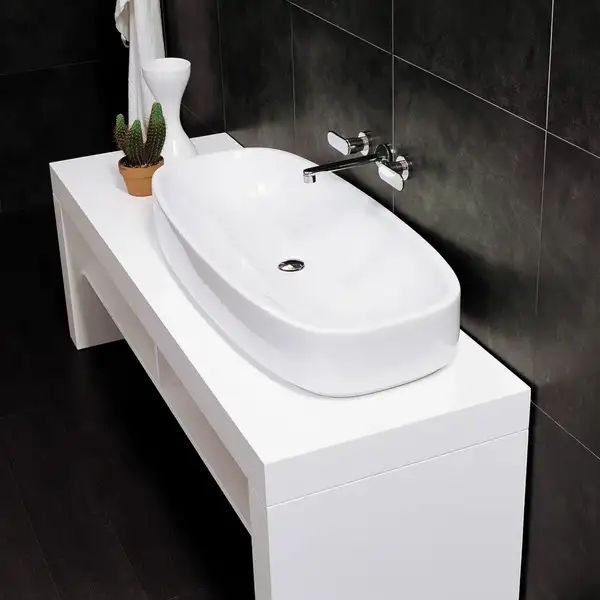 Раковина накладная на столешницу Flaminia Step 110 х 50 х h17,5 см (SE412) фото 1 Aquada.com.ua