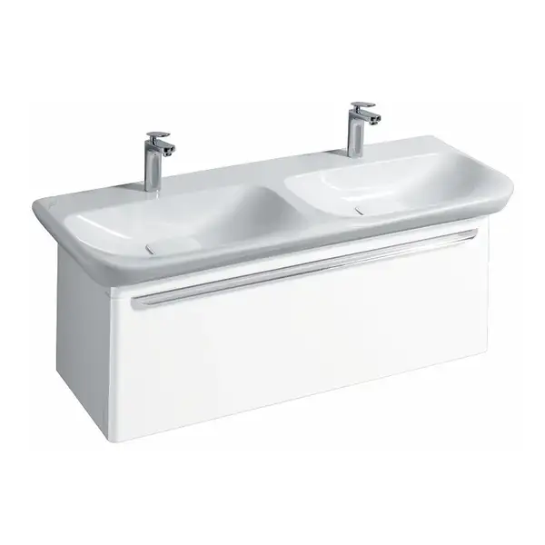 Раковина двойная Geberit myDay 130 х 480 мм с покрытием KeraTect (135430600) фото 2 Aquada.com.ua