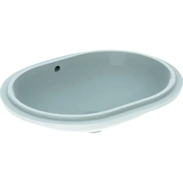 Geberit VariForm Умивальник під стільницю, еліптичний, білий (500.757.01.2)