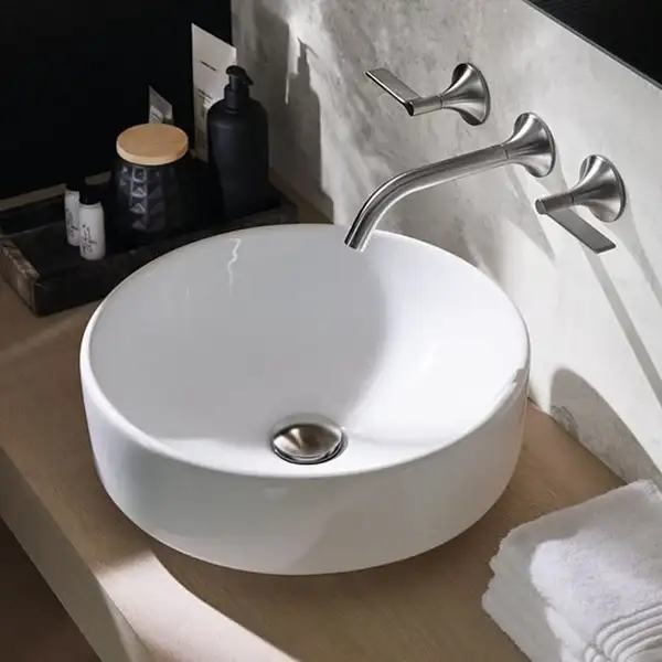 Geberit VariForm Умивальник накладний, Ø40см, білий (500.768.01.2)
