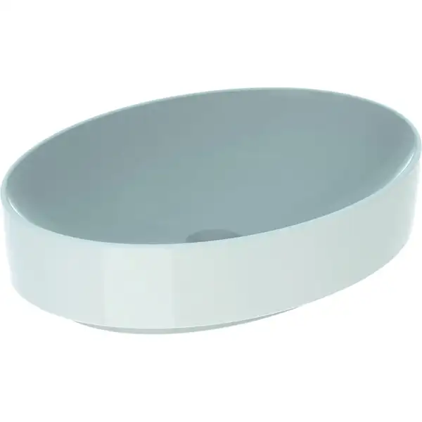 GEBERIT VARIFORM умывальник накладной, овальной формы 55*40см, без перелива (500.771.01.2) фото 1 Aquada.com.ua
