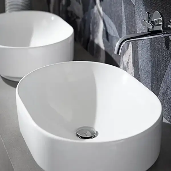 Geberit VariForm Умивальник накладний, овальний, білий (500.771.01.2)