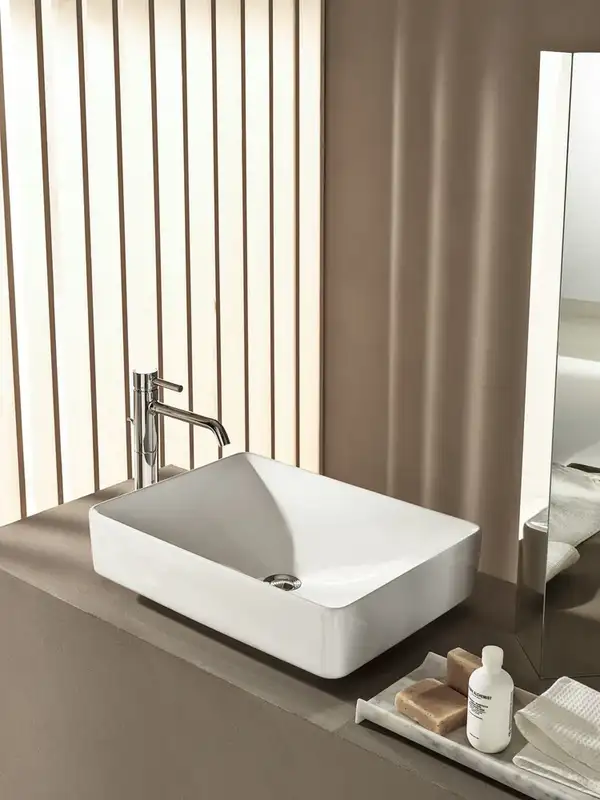 Раковина накладная на столешницу Geberit VariForm 55 х 40 см (500.779.01.2) фото 3 Aquada.com.ua
