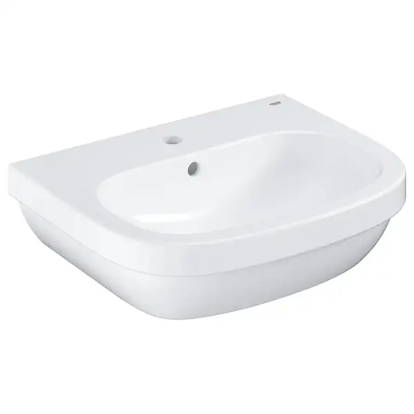 Раковина подвесная Grohe Euro Ceramic 55 х 45 см, с покрытием PureGuard (3933600H) фото 1 Aquada.com.ua