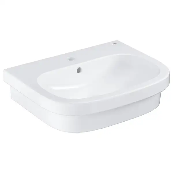 Раковина накладная на столешницу Grohe Euro Ceramic 59,6 х 48,3 см (39337000) фото 1 Aquada.com.ua