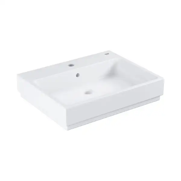 Умивальник на стільницю Grohe Cube Ceramic 600х490 мм, білий (3947700H)