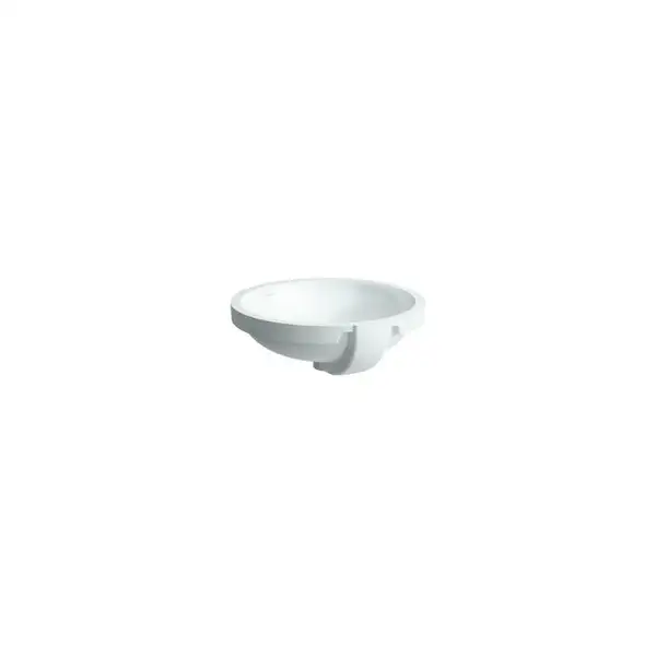 LAUFEN PRO B умывальник 42*42см, встраив.снизу, без отв.под смес.,с переливом, глазирован снизу (H8189610001551) фото 1 Aquada.com.ua