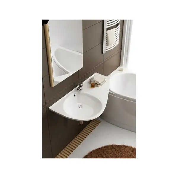 Раковина угловая Ravak Avocado Comfort 950х530х190 мм (левый вариант) (XJ9L1100000) фото 2 Aquada.com.ua