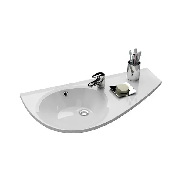 Раковина угловая Ravak Avocado Comfort 950х530х190 мм (правый вариант) (XJ9P1100000)