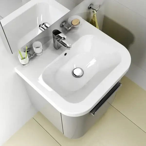 Керамический умывальник Ravak Chrome 550 (XJG01155000) фото 3 Aquada.com.ua