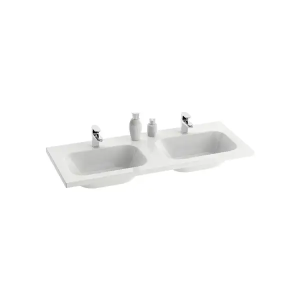 Двойная раковина Ravak Chrome 1200 х 490 мм (без перелива) (XJG01212000) фото 1 Aquada.com.ua