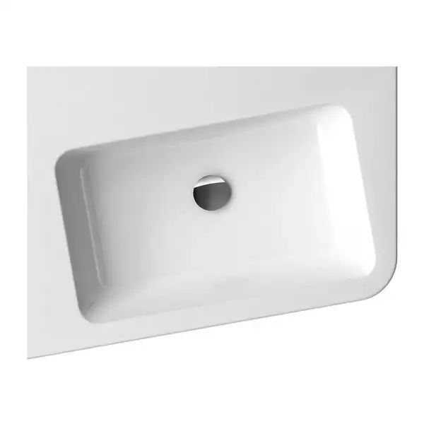 Умывальник Ravak 10 ° 550 L угловой из литого мрамора (XJIP1155000) фото 2 Aquada.com.ua