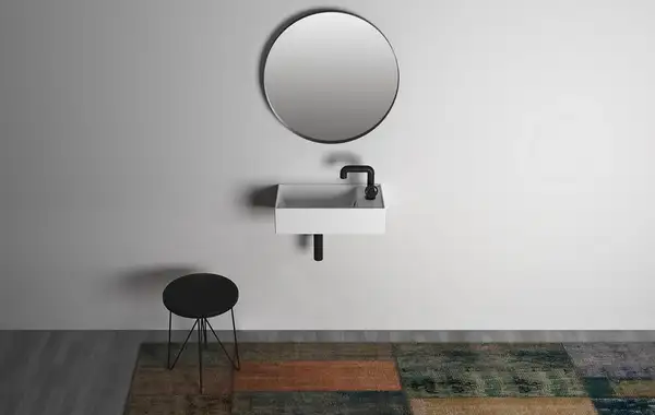 Маленькая (мини) раковина Simas Agile 40 х 27 см (AG40) фото 3 Aquada.com.ua