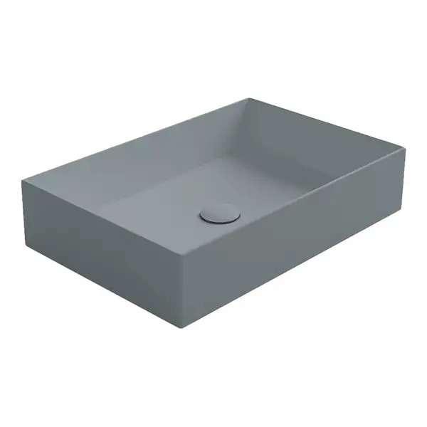 Раковина накладная на столешницу Simas Agile 60 х 40 см, Сemento Matt (AG60CEMENTO) фото 1 Aquada.com.ua
