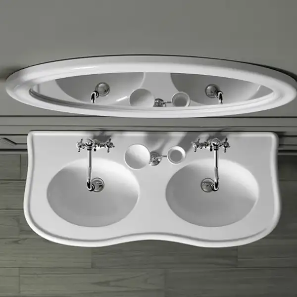 Раковина двойная Simas Lante 1200 х 540 мм (LA12) фото 3 Aquada.com.ua