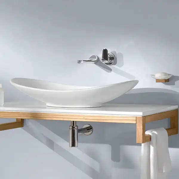 Раковина накладная на столешницу Villeroy & Boch My Nature 61х36 см (411060R1) фото 3 Aquada.com.ua