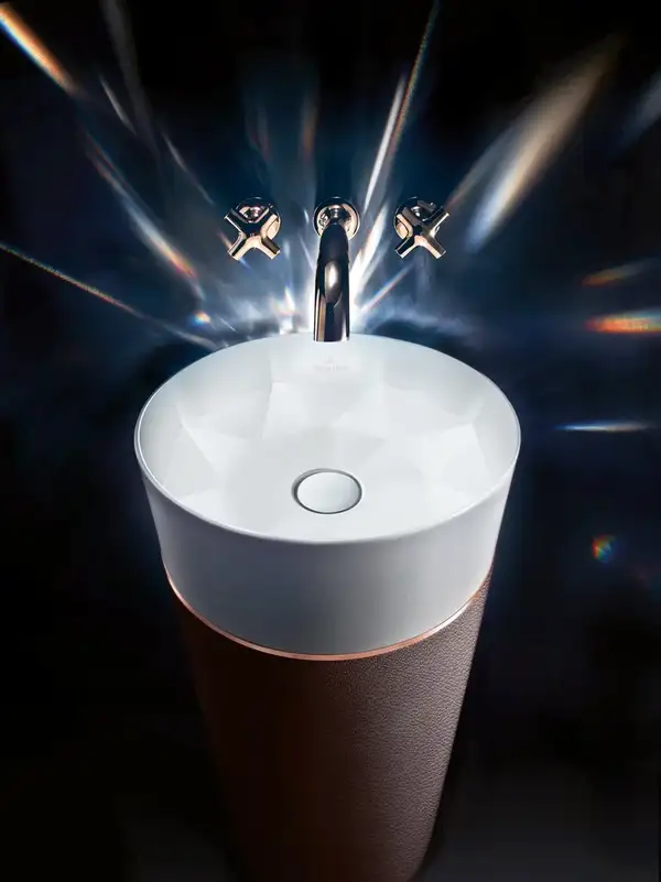 Отдельностоящая раовина Ø 40 см Villeroy & Boch Collaro (Mocha Leather) (417000PQ) фото 5 Aquada.com.ua