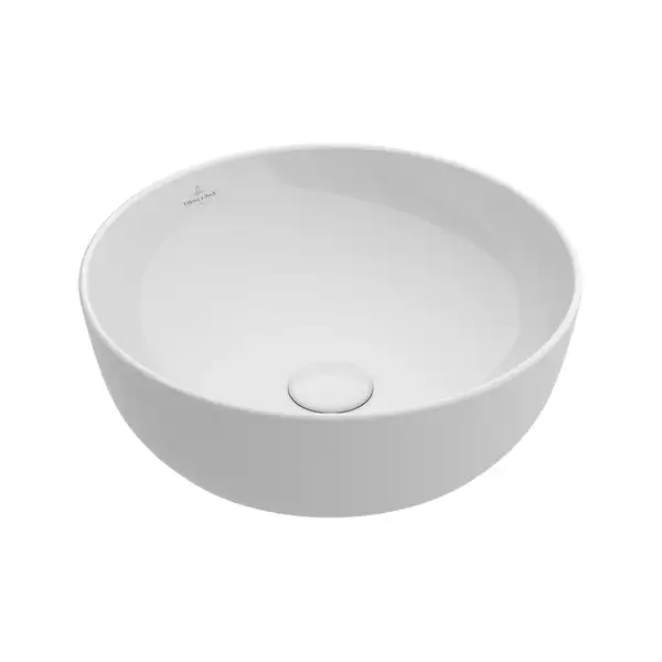 Раковина накладная на столешницу Villeroy & Boch Artis Ø 43 см, white alpin ceramic plus (417943R1) фото 1 Aquada.com.ua