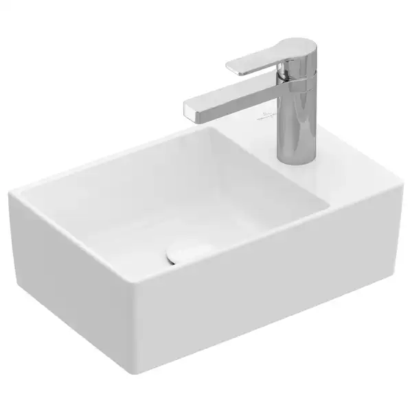 Маленькая (мини) раковина 40 х 26 см Villeroy & Boch Memento 2.0 (альпийский белый) (43234G01) фото 1 Aquada.com.ua