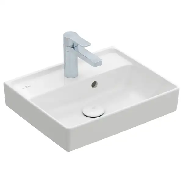 Маленькая (мини) раковина 45 х 37 см Villeroy & Boch Collaro (альпийский белый, без перелива) (43344601) фото 1 Aquada.com.ua
