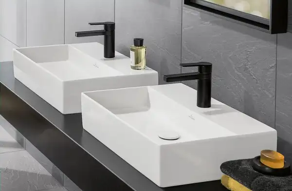 Раковина накладная на столешницу Villeroy & Boch Memento 2.0 600 х 420 см (альпийский белый, с переливом) (4A076001) фото 4 Aquada.com.ua