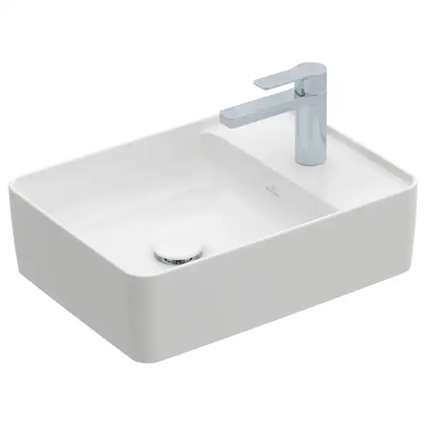 Раковина накладная на столешницу 51 х 38 см Villeroy & Boch Collaro (альпийский белый) (4A175101) фото 1 Aquada.com.ua