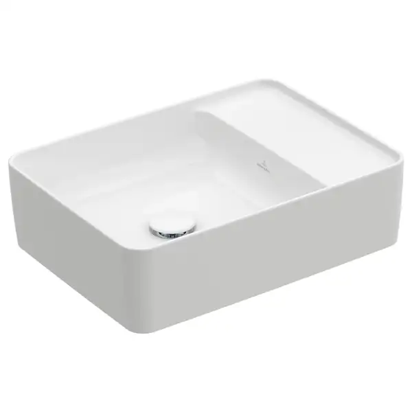 Раковина накладная на столешницу 51 х 38 см Villeroy & Boch Collaro (альпийский белый) (4A175301) фото 1 Aquada.com.ua