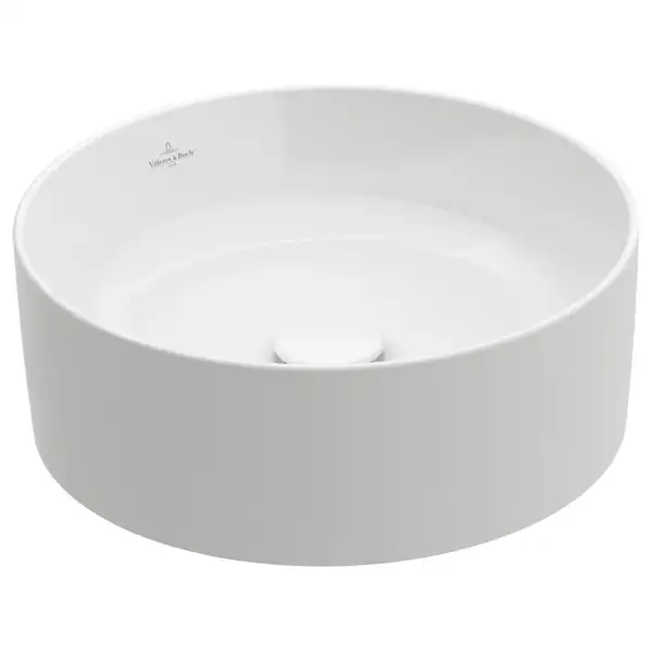 Раковина накладная на столешницу Ø 40 см Villeroy & Boch Collaro (альпийский белый) (4A184001) фото 1 Aquada.com.ua