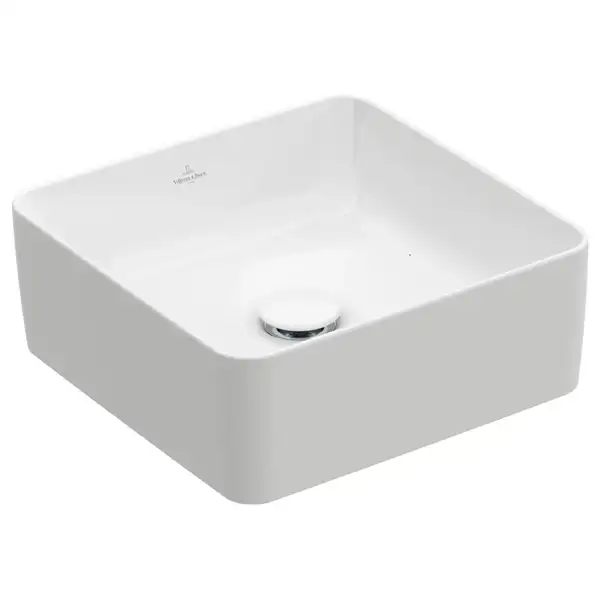 Раковина накладная на столешницу 38 х 38 см Villeroy & Boch Collaro (альпийский белый) (4A213801) фото 1 Aquada.com.ua