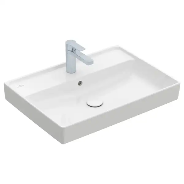 Раковина подвесая 65 х 47 см Villeroy & Boch Collaro (альпийский белый, без перелива) (4A336601) фото 1 Aquada.com.ua
