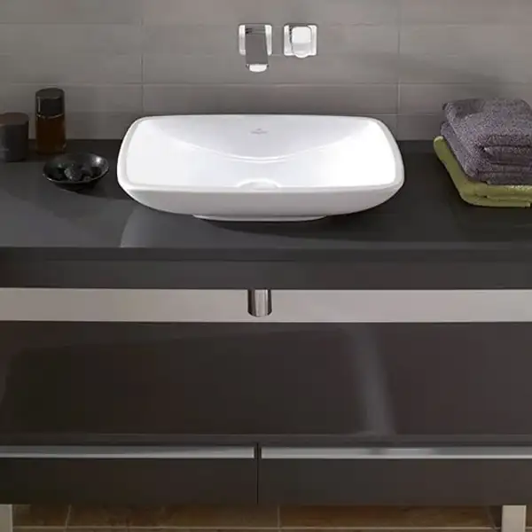 Раковина накладная на столешницу Villeroy & Boch Loop & Friends 58,5х38 см (51540101) фото 2 Aquada.com.ua