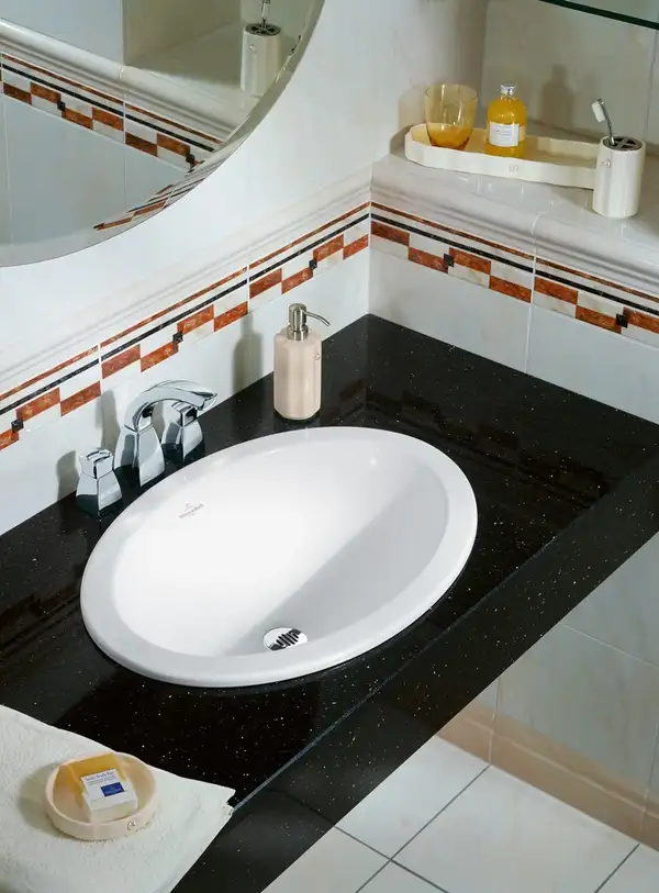 Раковина встраиваемая (в столешницу) сверху Villeroy & Boch Loop & Friends 450 х 320 мм (61550001) фото 2 Aquada.com.ua