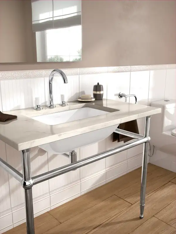 Раковина встраиваемая под столешницу Villeroy & Boch Loop & Friends 615 х 380 мм (61632001) фото 2 Aquada.com.ua