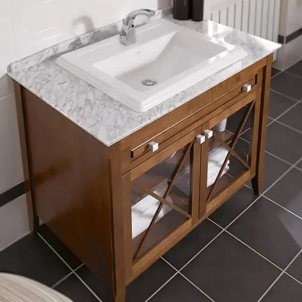 Раковина встраиваемая Villeroy & Boch Hommage 63х52,5 см (710263R1) фото 2 Aquada.com.ua