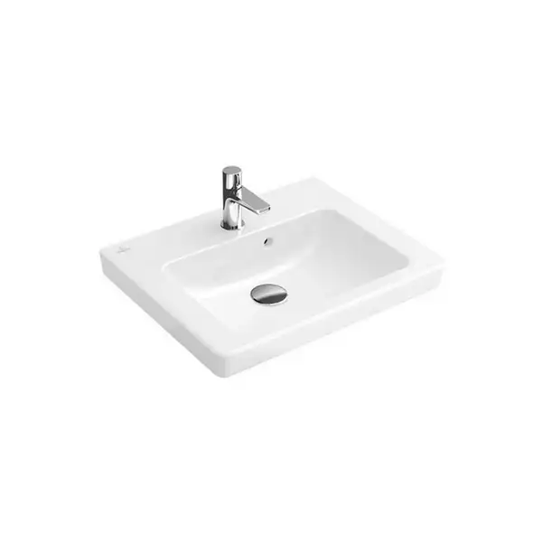 Раковина для утановки на тумбу Villeroy & Boch Subway 2.0 50х40 см (7315F001) фото 1 Aquada.com.ua